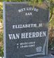 Elizabeth H. van Heerden (23 Jan 1913 - 19 Jun 1997)