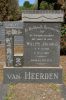Willem Jacobus van Heerden (b. 4 Mar 1903, d. 12 Mar 1965).