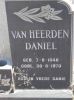 Daniel (Danie) van Heerden (b. 7 Aug 1946, d. 30 Aug 1970).